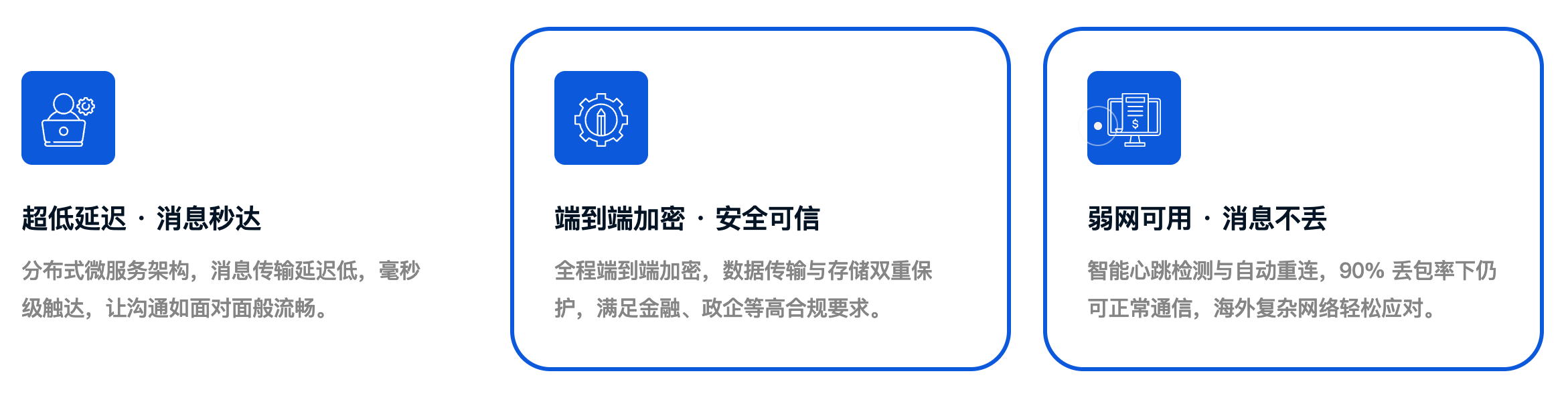 喧喧超低延迟、端到端加密与弱网可用产品能力说明